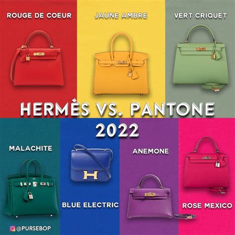 hermes bag colours 2022|best hermes colors for purses.